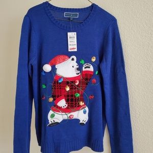NWT Karen Scott Christmas Sweater, Sz. Small
